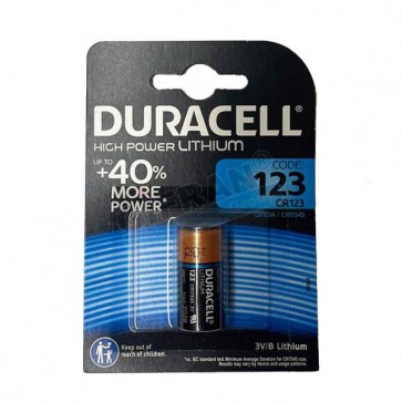 Batteria a litio di ricambio CR123A per Contatti porte e sensori Pir