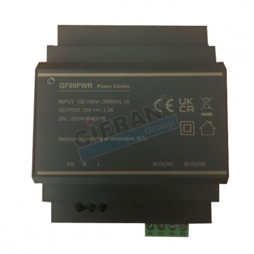 Videocitofono 2 fili alimentatore per quadro installazione DIN