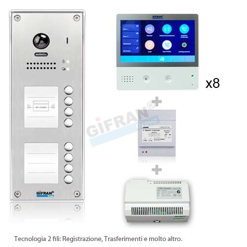 Videocitofono Wireless WiFi - Con Fotocamera 720P, Rilevamento Movimento, Audio Bidirezionale - Foto 9