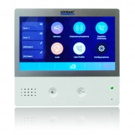 Monitor videocitofono 7 pollici Touch Screen collegamento 2 fili con modulo WIFI