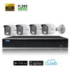 Kit Videosorveglianza AHD 2MPX / 5MPX Lite completo di XVR 8 canali e 4 telecamere  include disco 1000 GB