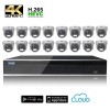 Kit Videosorveglianza Ultra AHD 16 Telecamere 8 MPX (4K) / 5 MPX completo di disco 1000 GB