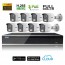 kit videosorveglianza 8 telecamere POE 5MPX grandangolo
