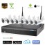 kit videosorveglianza wireless senza fili 8 telecamere 1080P